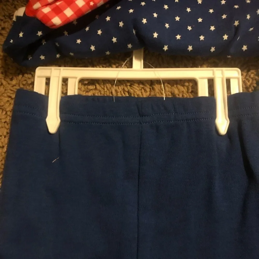 Patriotic girls outfit 4th of July